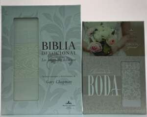 Biblia Devocional y Recuerdo de Boda