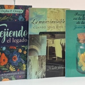 Colección de libros cristianos para mujeres. Encuentra recursos para tu crecimiento espiritual y legado en Librería Bendición para el Mundo. ¡Explora!