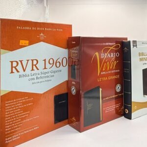 Biblias RVR 1960: Letra Súper Gigante y Diario Vivir