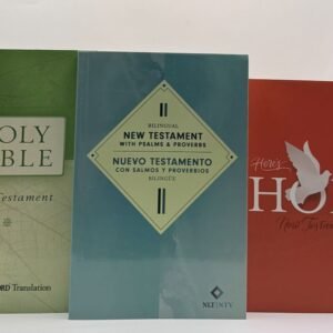 Colección de Biblias y Nuevos Testamentos bilingües para estudio profundo. Encuentra las mejores ediciones en Librería Bendición para el Mundo.