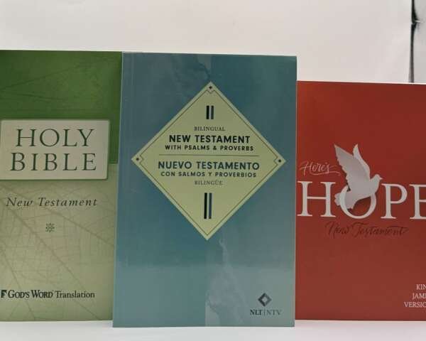 Colección de Biblias y Nuevos Testamentos bilingües para estudio profundo. Encuentra las mejores ediciones en Librería Bendición para el Mundo.