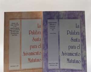 Estudia La Palabra Santa para el Avivamiento Matutino de Watchman Nee y Witness Lee. Recursos disponibles en Librería Bendición para el Mundo.