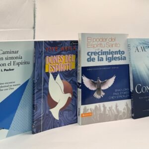 Libros sobre el Espíritu Santo y crecimiento de la iglesia. Encuentra a A.W. Tozer y Yiye Avila en Librería Bendición para el Mundo.