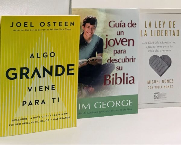 Libros para jóvenes sobre la Biblia y crecimiento personal. Encuentra estas guías en Librería Bendición para el Mundo.