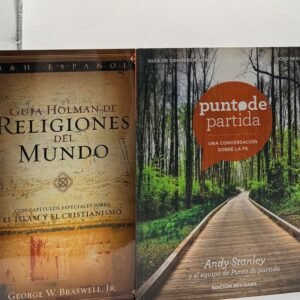 Guías de estudio, religiones del mundo y grupos pequeños. Encuentra materiales de aprendizaje en Librería Bendición para el Mundo. SKU: PACK-ESTU-017