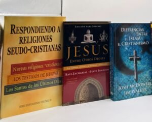 Libros de apologética y estudio comparativo de religiones. Encuentra respuestas bíblicas en Librería Bendición para el Mundo.