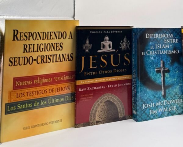 Libros de apologética y estudio comparativo de religiones. Encuentra respuestas bíblicas en Librería Bendición para el Mundo.