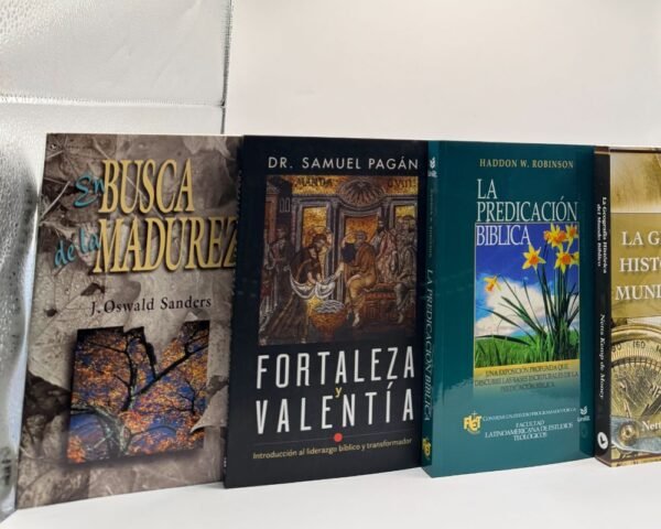 Libros de liderazgo pastoral y estudios bíblicos. Encuentra materiales para tu grupo en Librería Bendición para el Mundo.