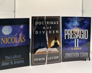 Libros sobre escatología y fin de los tiempos de autores como Jonathan Cahn. Disponibles en Librería Bendición para el Mundo.
