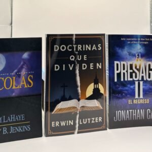 Libros sobre escatología y fin de los tiempos de autores como Jonathan Cahn. Disponibles en Librería Bendición para el Mundo.