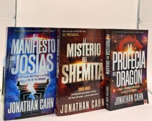 Libros proféticos de Jonathan Cahn. Descubre los misterios de la historia y el fin de los tiempos en Librería Bendición para el Mundo.