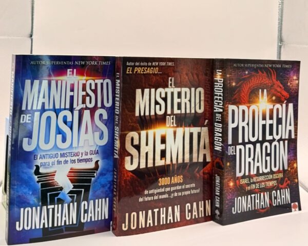 Libros proféticos de Jonathan Cahn. Descubre los misterios de la historia y el fin de los tiempos en Librería Bendición para el Mundo.