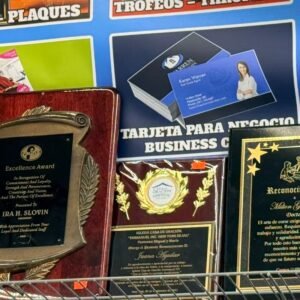 Placas, Trofeos y Reconocimientos