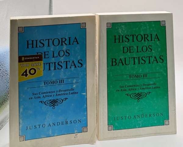 Adquiere este pack de 2 ejemplares del libro Historia de los Bautistas Tomo III: Sus Comienzos y Desarrollo en Asia, África y América Latina, por Justo Anderson