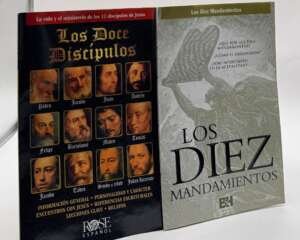 Compra el pack de 2 guías de estudio en español: Los Doce Discípulos (Rose) y Los Diez Mandamientos (B&H). Ideal para clases bíblicas y grupos.
